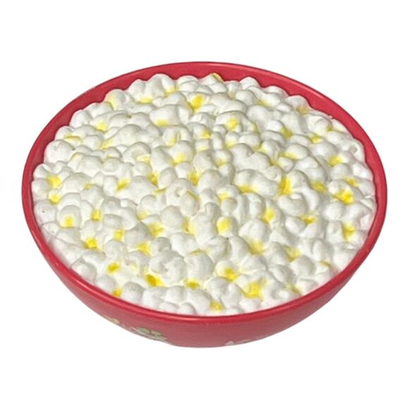 American Girl Doll Wellie Wishers POPCORN BOWL 2.5" Pink Toy Play Food Accessory - Picture 3 of 6